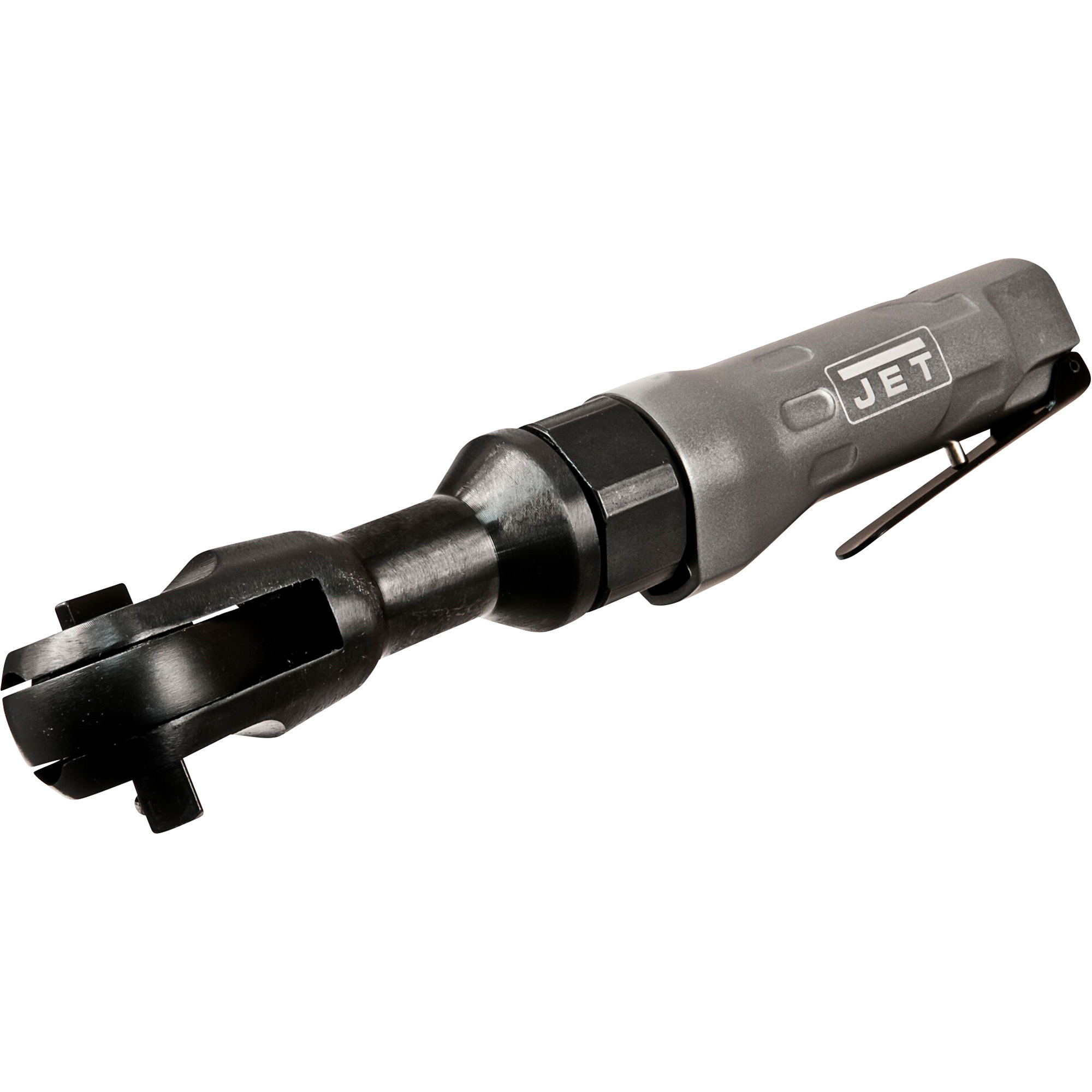 JET Air Ratchet Wrench, 3/8in. Drive, 50 Ft./Lbs. Torque, 200 RPM, Aluminum, Model# JAT-301